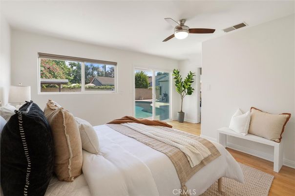 Bedroom, Interior, Wood Texture Flooring