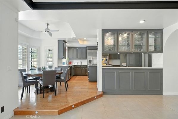 Dining room, Interior, Kitchen, Recessed Lighting, Stainless Steel Appliances