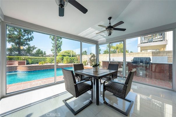 Dining room, Interior, Pool, Sun Room