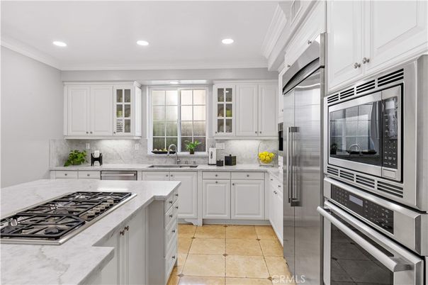 Interior, Kitchen, Recessed Lighting, Stainless Steel Appliances