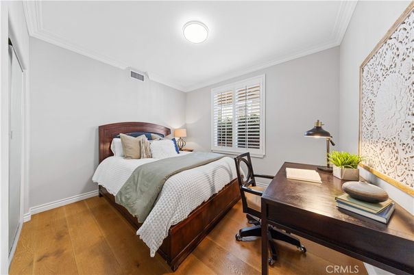 Bedroom, Home Office, Interior, Wood Texture Flooring