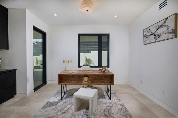 Home Office, Interior, Recessed Lighting