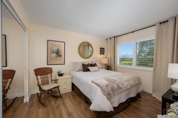 Bedroom, Interior, Wood Texture Flooring