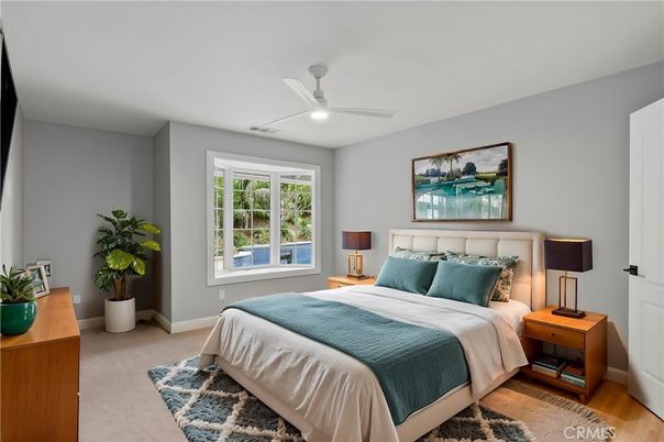 Bedroom, Interior, Recessed Lighting