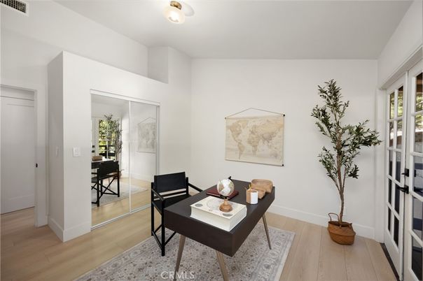 Home Office, Interior, Wood Texture Flooring