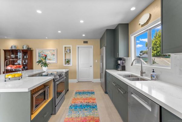 Interior, Kitchen, Recessed Lighting, Stainless Steel Appliances