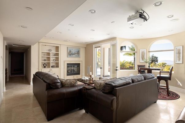 Interior, Living room, Recessed Lighting