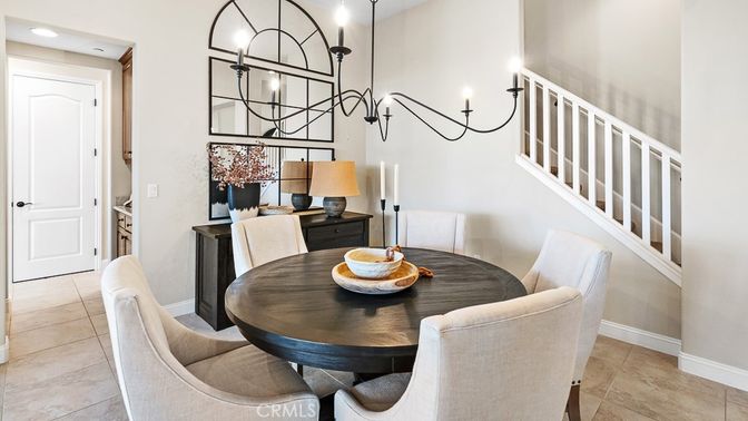 Chandelier, Dining room, Interior, Recessed Lighting