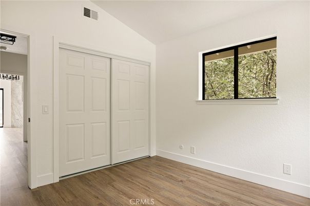 Detached Garage, Empty room, Interior, Wood Texture Flooring