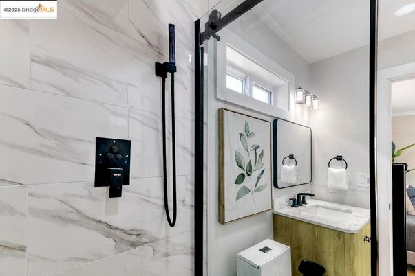 Bathroom, Interior, Marble Walls