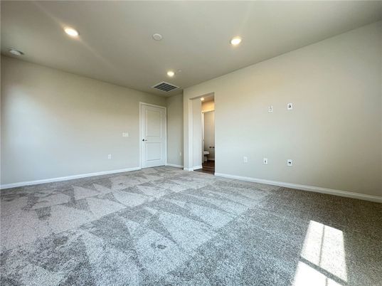 Empty room, Interior, Recessed Lighting
