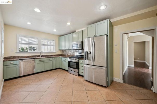 Interior, Kitchen, Recessed Lighting, Stainless Steel Appliances