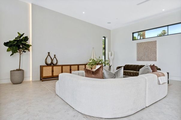 Interior, Living room, Recessed Lighting