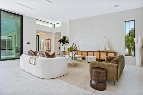 Interior, Living room, Recessed Lighting