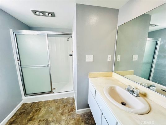 Bathroom, Dual Sink Vanities, Glass Shower, Interior