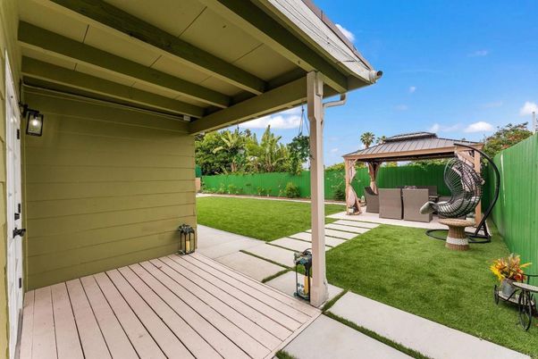 Backyard, Exterior