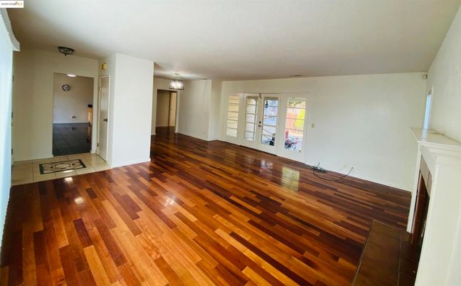Empty room, Fireplace, Interior, Wood Texture Flooring