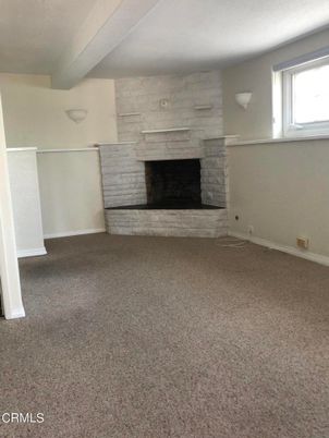 Empty room, Fireplace, Interior, Stone Walls