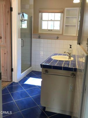 Bathroom, Glass Shower, Interior, Tile Countertops