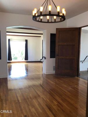 Chandelier, Interior, Wood Texture Flooring