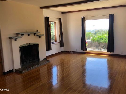 Empty room, Fireplace, Interior, Wood Texture Flooring