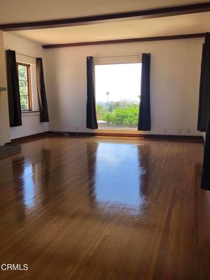 Empty room, Interior, Wooden Beams, Wood Texture Flooring