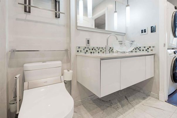 Bathroom, Interior, Pendant Lights, Washer