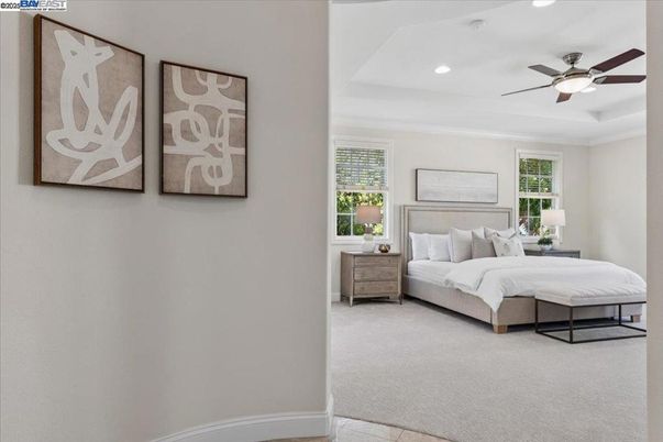 Bedroom, Interior, Recessed Lighting