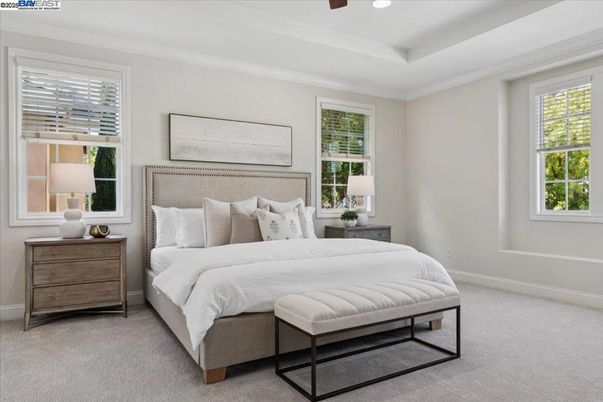 Bedroom, Interior, Recessed Lighting