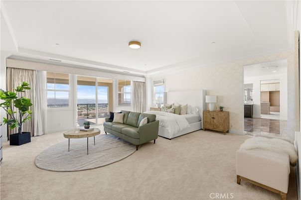 Bedroom, Interior, Recessed Lighting
