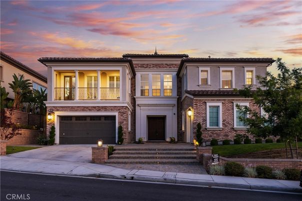 Attached, Exterior, Facade, Brick Facade, Mediterranean
