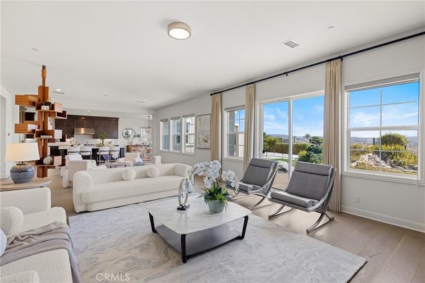 Dining room, Interior, Kitchen, Living room, Pendant Lights, Recessed Lighting, Wood Texture Flooring