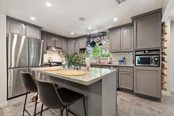 Interior, Kitchen, Recessed Lighting, Stainless Steel Appliances