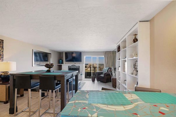 Dining room, Interior, Wood Texture Flooring