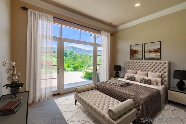 Bedroom, Interior, Recessed Lighting