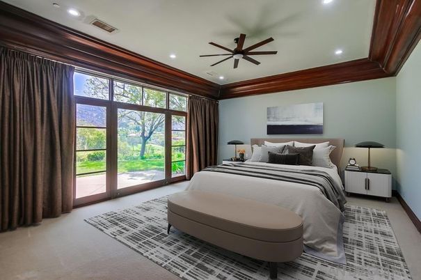 Bedroom, Interior, Recessed Lighting