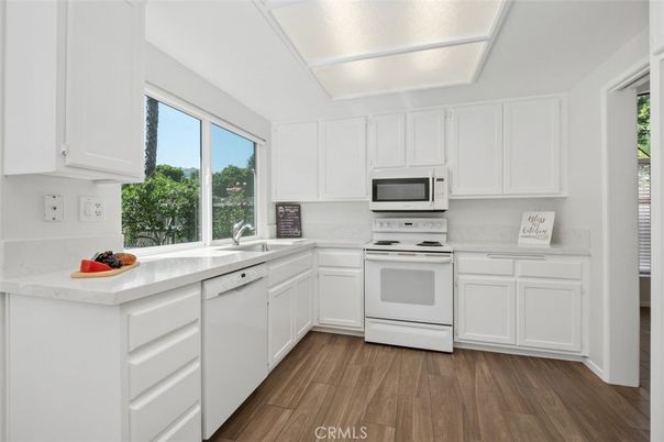Interior, Kitchen, Wood Texture Flooring
