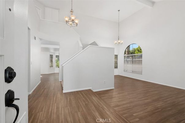 Chandelier, Interior, Wood Texture Flooring