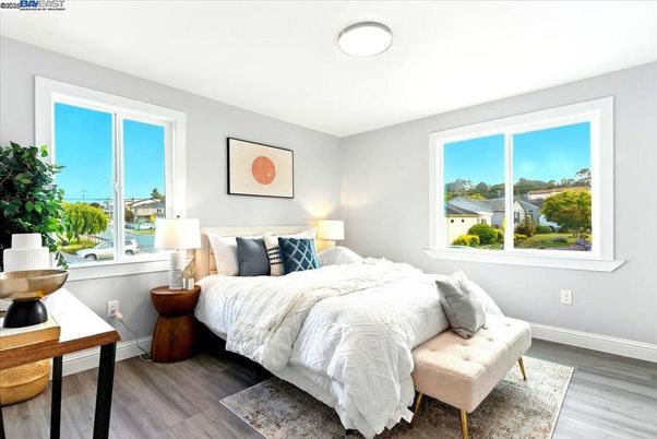 Bedroom, Interior, Wood Texture Flooring