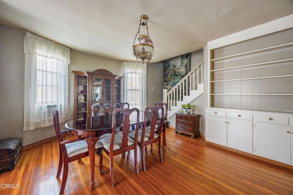 Dining room, Interior, Wood Texture Flooring