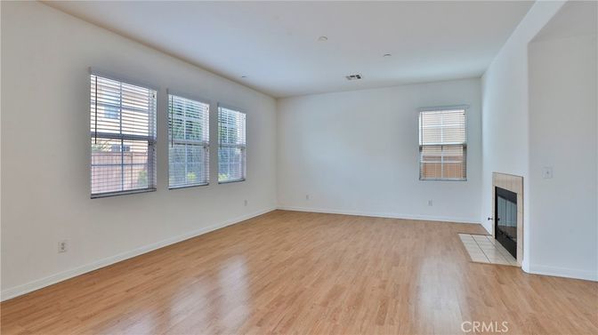 Empty room, Fireplace, Interior, Wood Texture Flooring