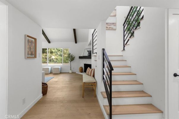 Fireplace, Interior, Wood Texture Flooring