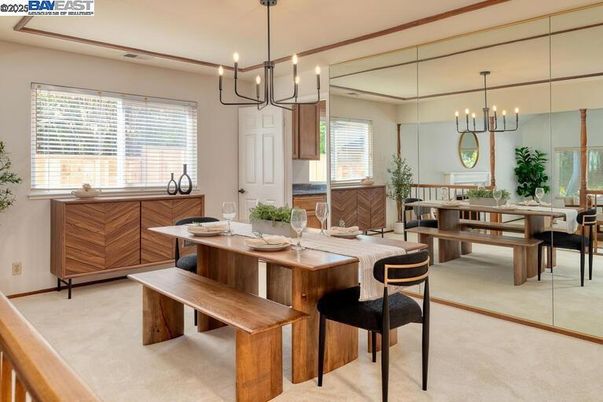 Chandelier, Dining room, Interior, Pendant Lights