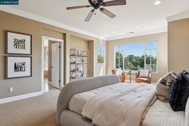 Bedroom, Interior, Recessed Lighting