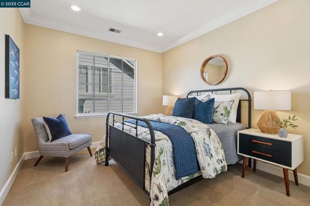 Bedroom, Interior, Recessed Lighting
