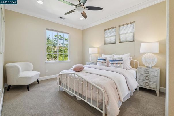Bedroom, Interior, Recessed Lighting