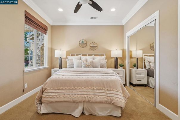 Bedroom, Interior, Recessed Lighting