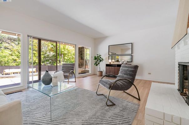 Fireplace, Interior, Wood Texture Flooring