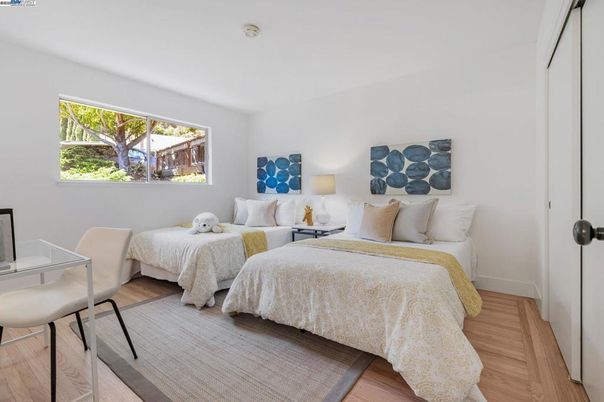 Bedroom, Interior, Wood Texture Flooring
