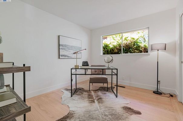 Home Office, Interior, Wood Texture Flooring